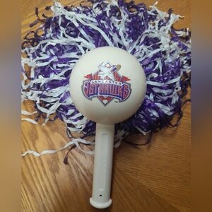 Jethawks Purple and White Cheer Pom-Pom Size:OS  Jethawks